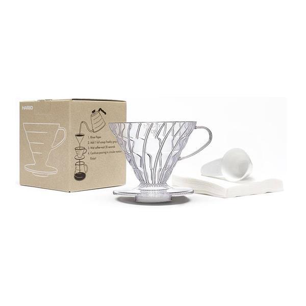 Hario V60 Dripper + Filter Papers Set